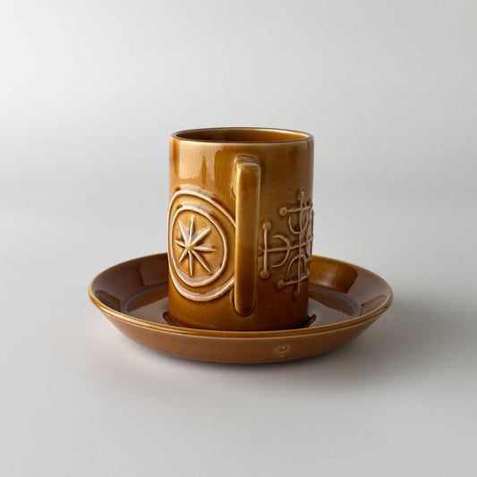 Totem トーテム カップ＆ソーサー ブラウン