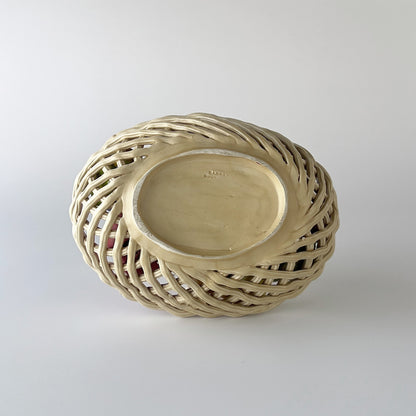 ヴィンテージ セラミック フルーツバスケット