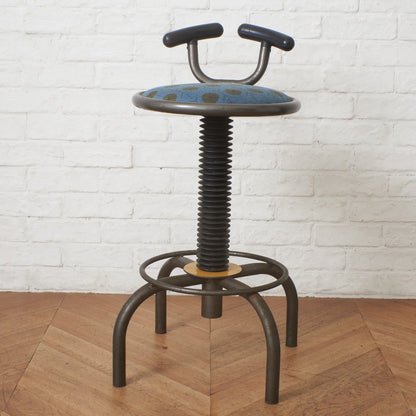 インダストリアル カウンターチェア / 張替済