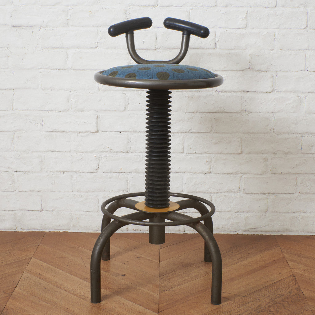 インダストリアル カウンターチェア / 張替済