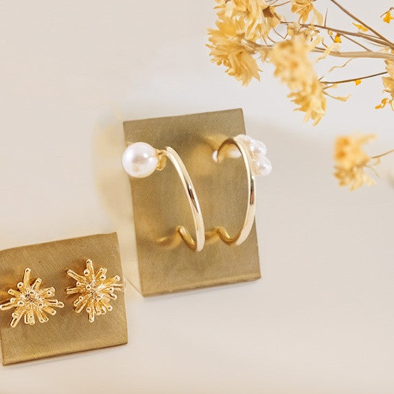 真鍮 ピアスホルダー Lサイズ