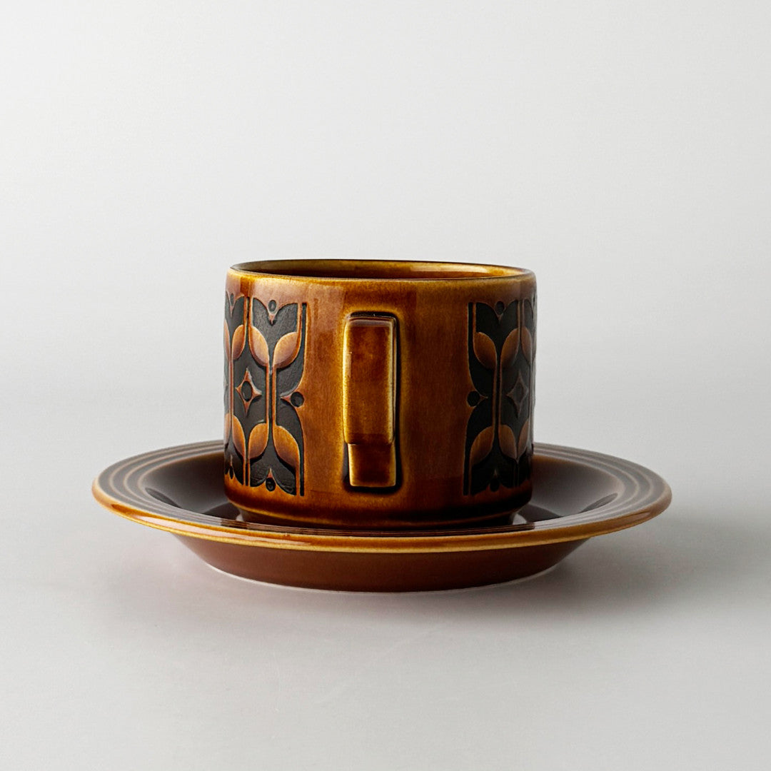HEIRLOOM エアルーム カップ&ソーサー Autumn brown