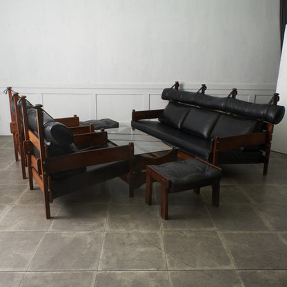 ヴィンテージ ガラストップ コーヒーテーブル