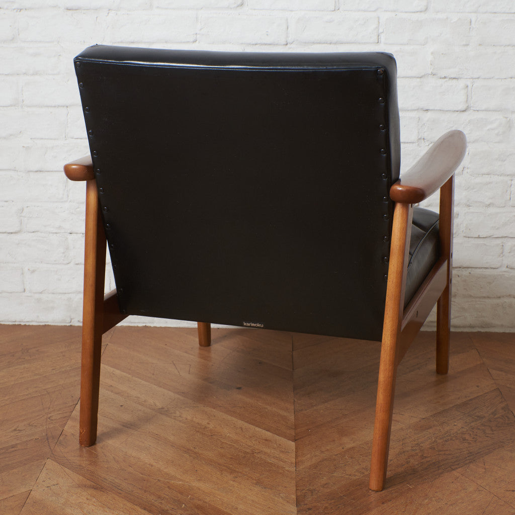 Kチェア 1シーター / スタンダードブラック｜カリモク karimoku