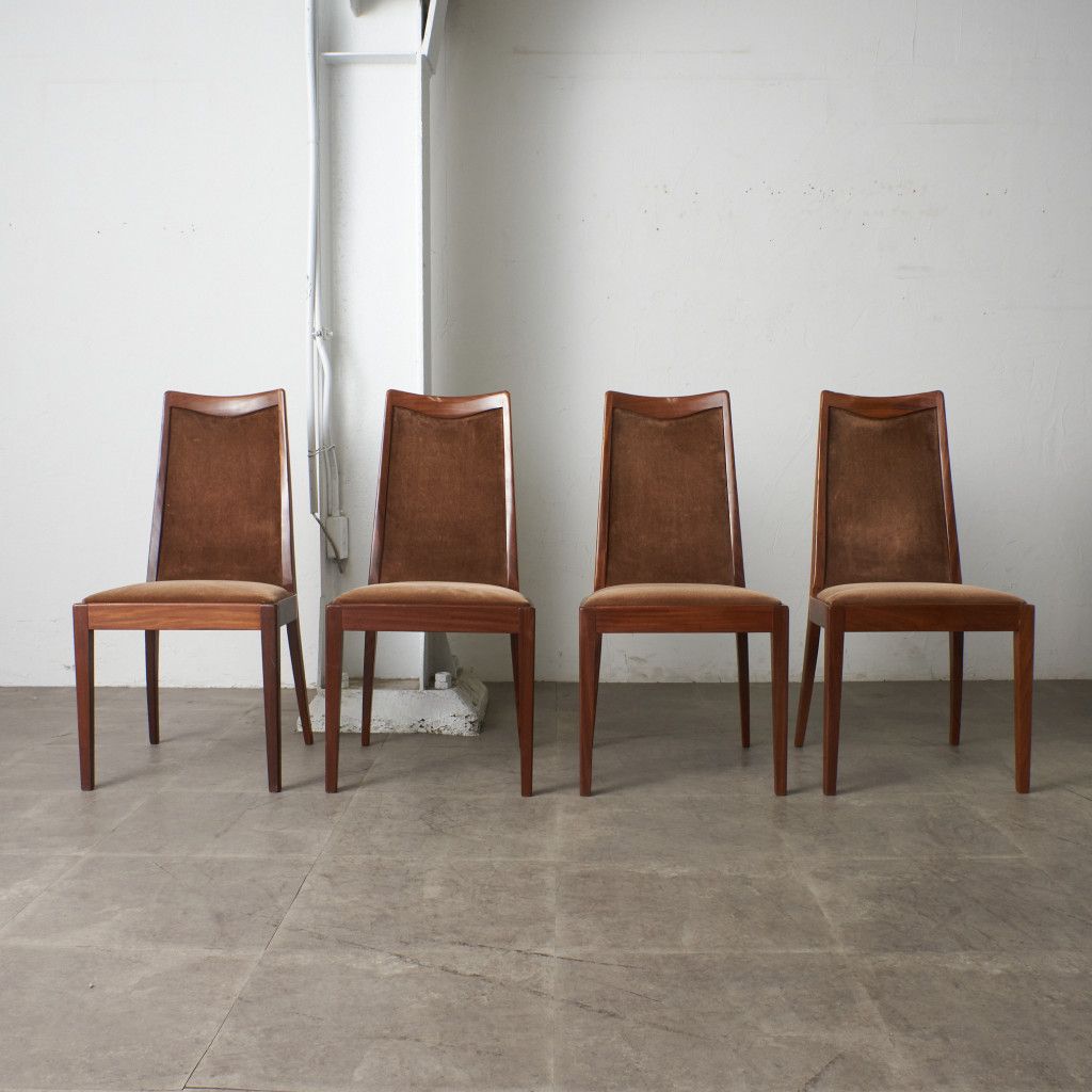 ヴィンテージ ダイニングチェア 4脚セット｜ジープラン G-PLAN｜レスリー・G・ダンディ Leslie・G・Dandy