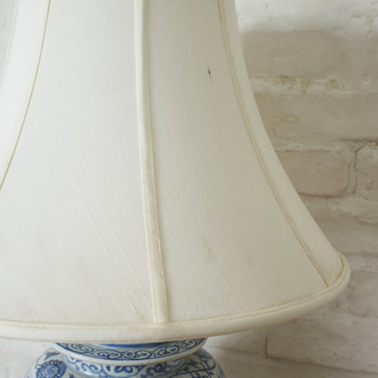 クラシック シノワズリースタイル 染付 テーブルランプ