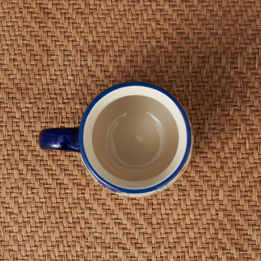 ポーリッシュポタリー マグカップ ブルー