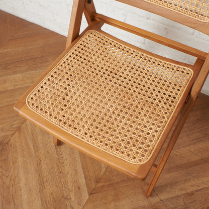 ラタン編み フォールディングチェア