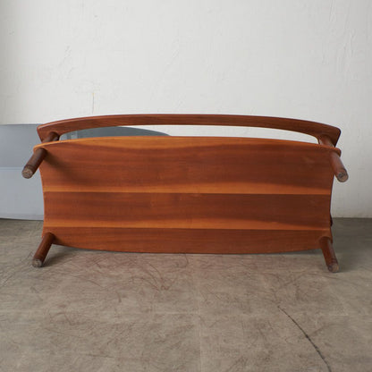 ヴィンテージ ガラストップ コーヒーテーブル