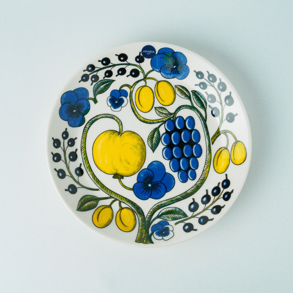 パラティッシ プレート 21cm ブルー&イエロー