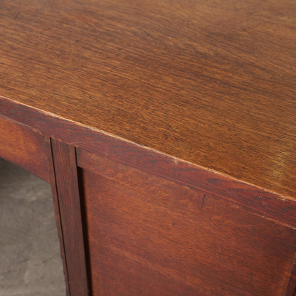 英国アンティーク 両袖デスク