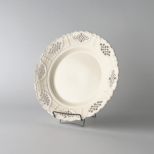 ヴィンテージ レース ディッシュプレート
