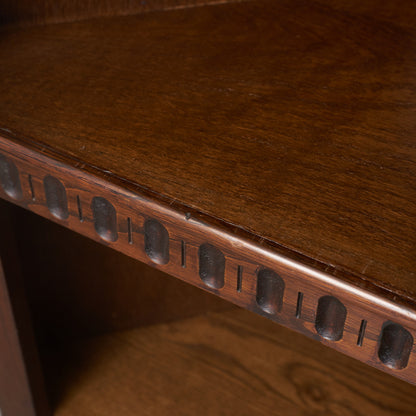 英国クラシック オーク材 コーナーキャビネット