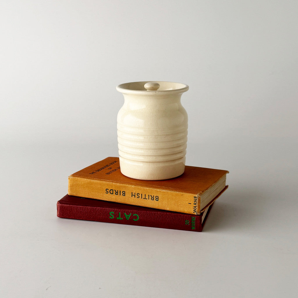 ヴィンテージ 蓋付きジャー