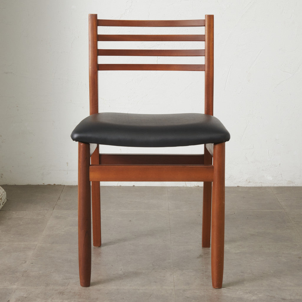 英国ヴィンテージ ラダーバック ダイニングチェア / 張替済