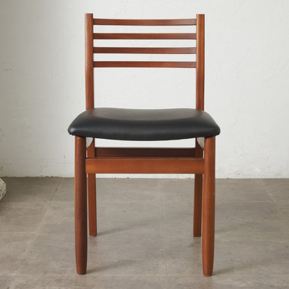 英国ヴィンテージ ラダーバック ダイニングチェア / 張替済