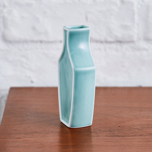 ふちどりフラワーベース 青磁マット