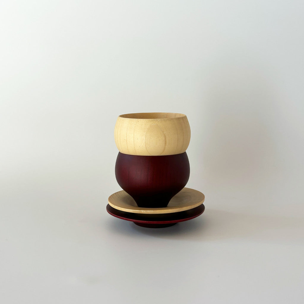 カップ & ソーサー TSUBO ブラウン