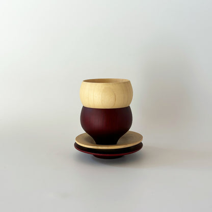 カップ & ソーサー TSUBO ブラウン
