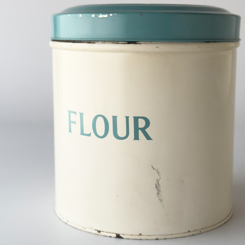英国ヴィンテージ FLOUR 缶