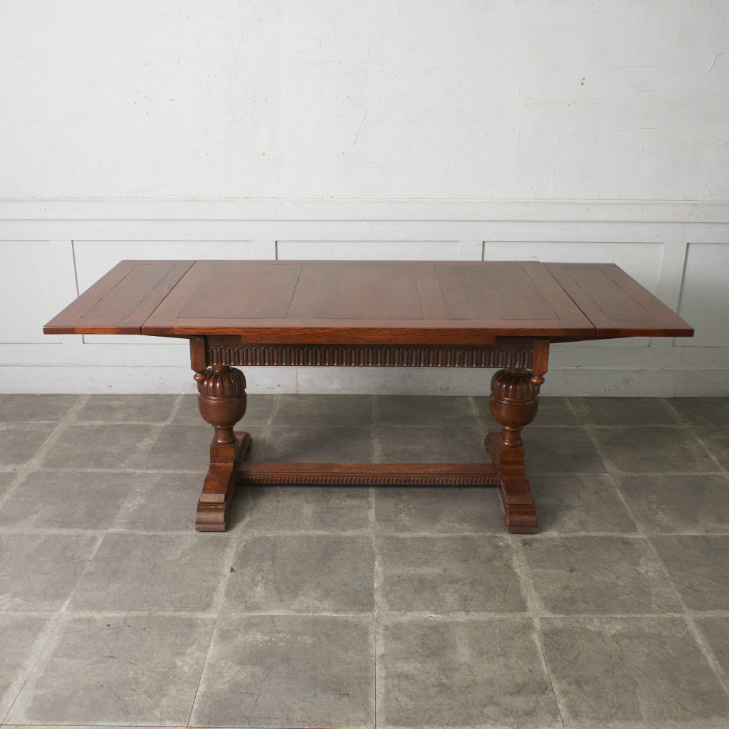 英国アンティーク ドローリーフ ダイニングテーブル