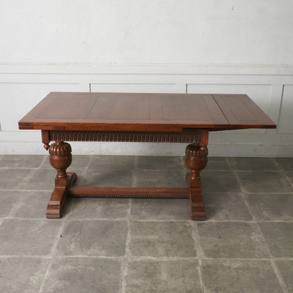 英国アンティーク ドローリーフ ダイニングテーブル