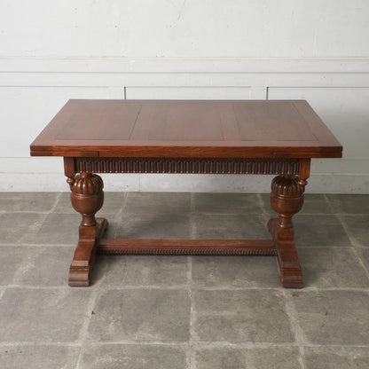 英国アンティーク ドローリーフ ダイニングテーブル