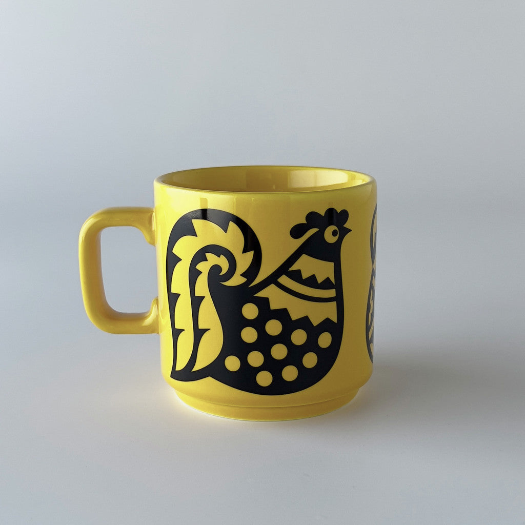 Hornsea x Magpie マグカップ Chicken Family Yellow