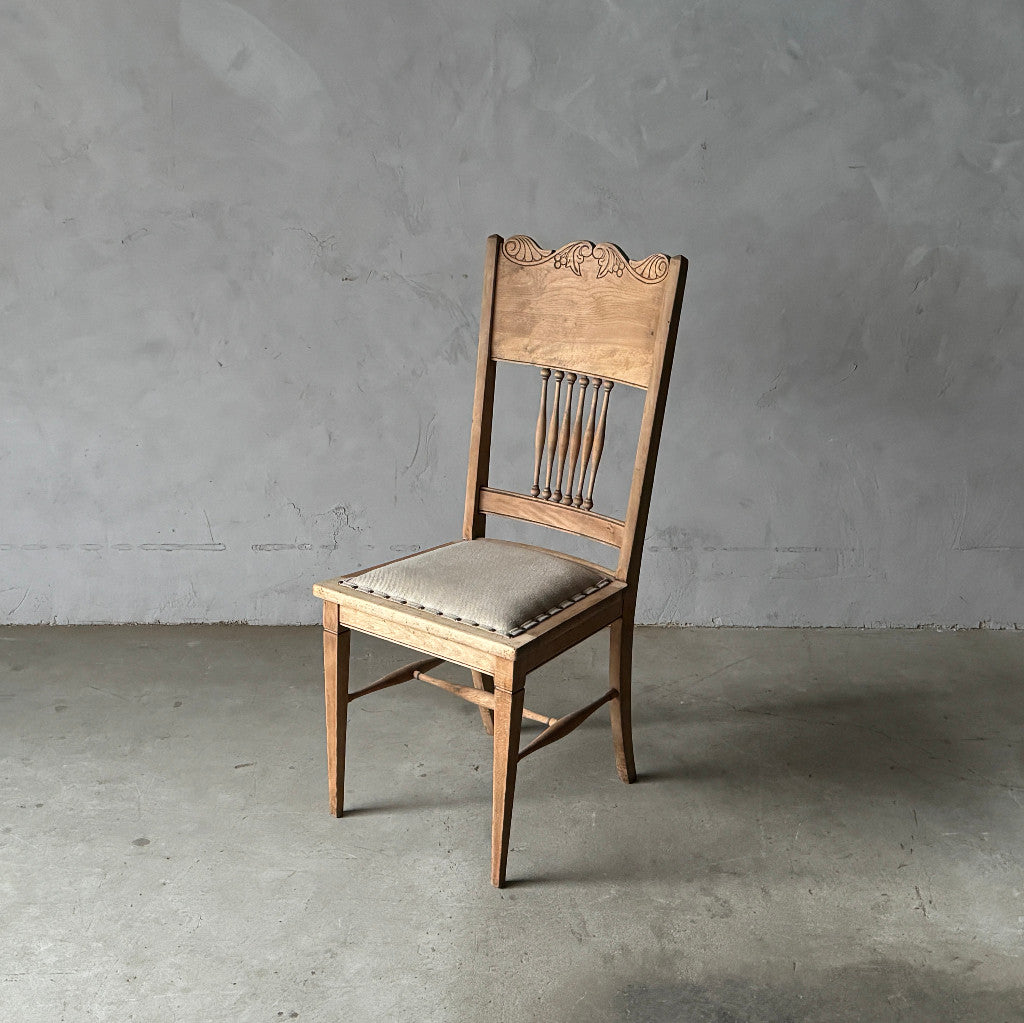 ストリップド加工 ダイニングチェア / 張替済