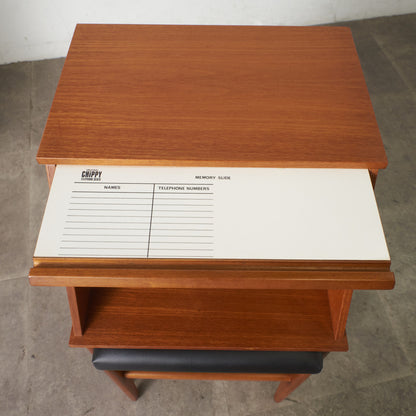 ヴィンテージ テレフォンベンチ / 張替済