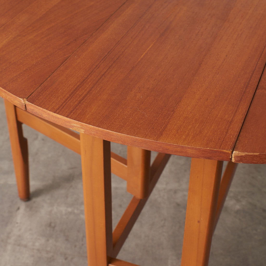 ヴィンテージ ドロップリーフ ゲートレッグテーブル