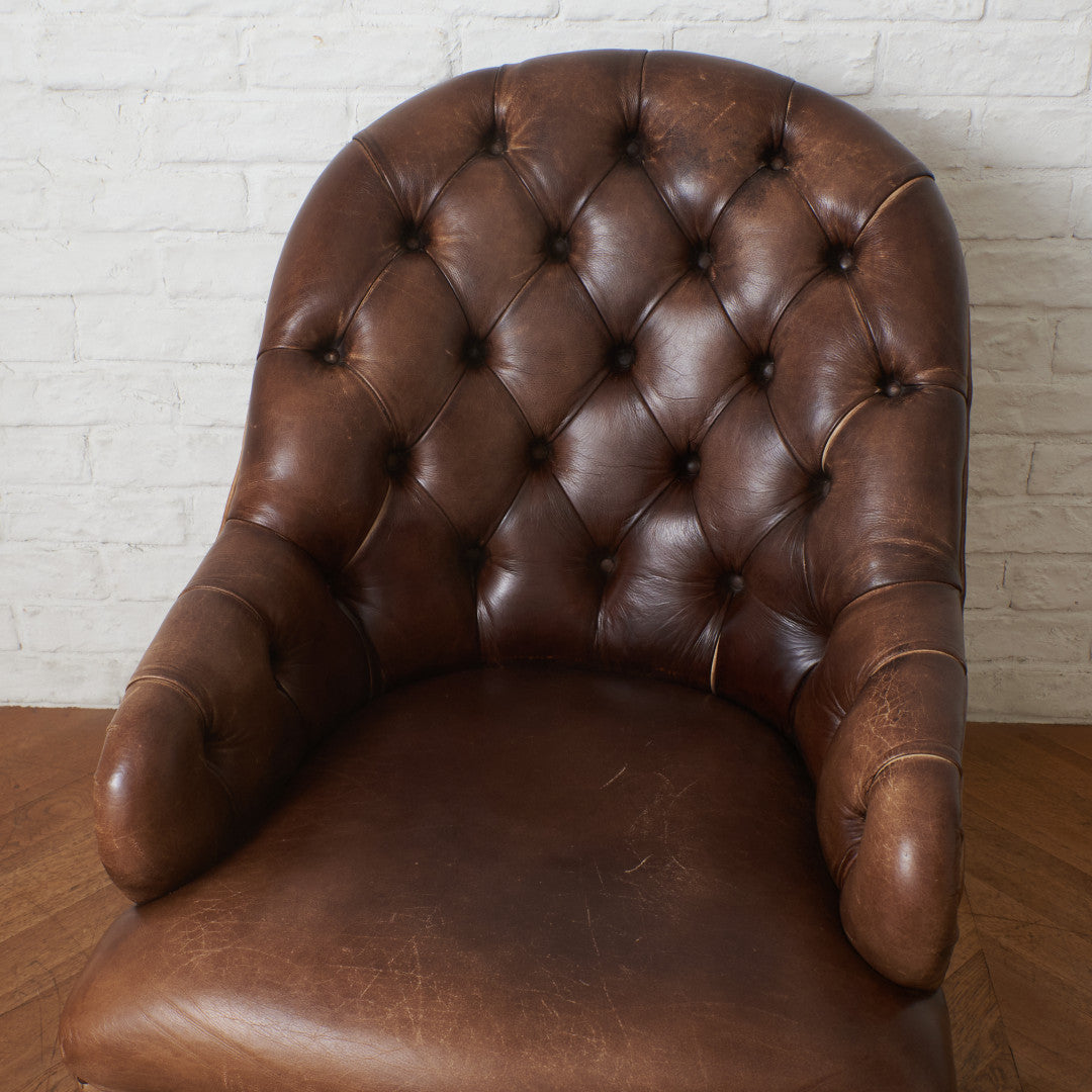 アンティーク チェスターフィールド クラブチェア