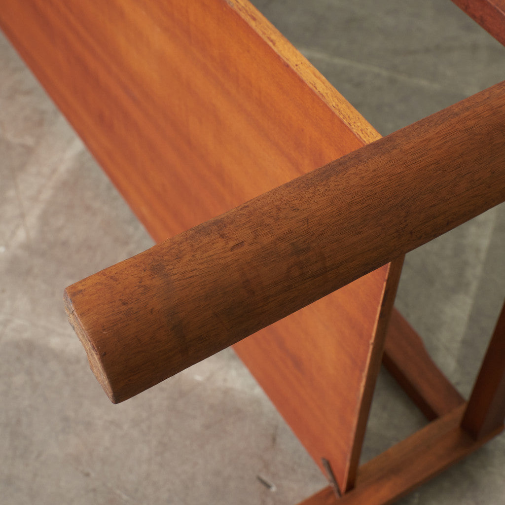 ヴィンテージ スモークガラストップ コーヒーテーブル