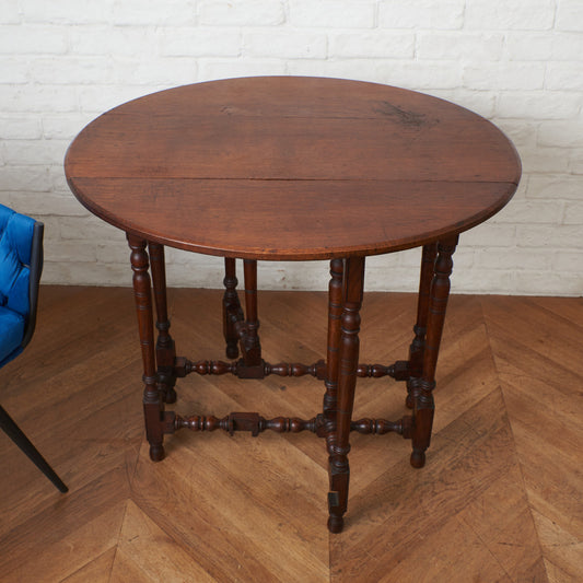 西欧アンティーク ゲートレッグテーブル