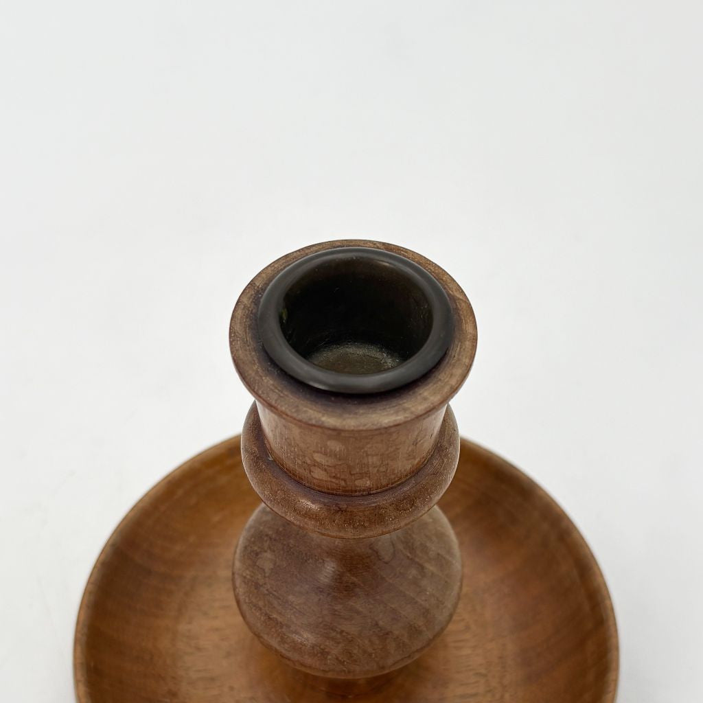 ヴィンテージ 木製キャンドルスタンド