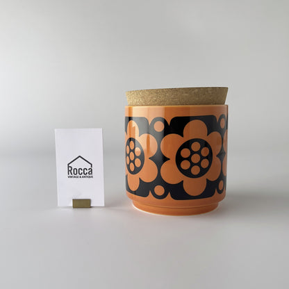 Hornsea x Magpie ストレージジャー Geo Flower Orange