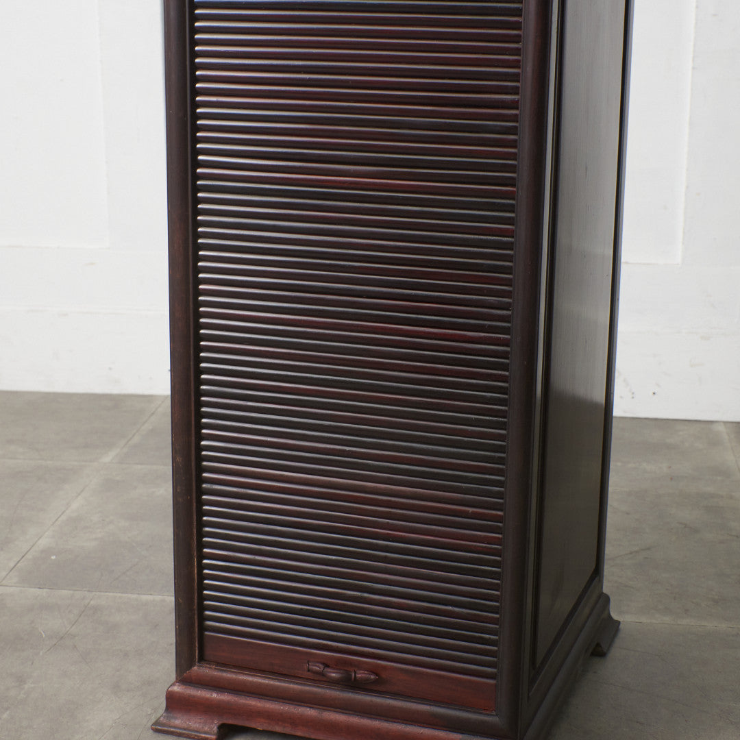 唐木 蛇腹扉 花梨材チェスト