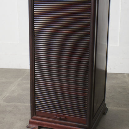 唐木 蛇腹扉 花梨材チェスト