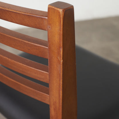 英国ヴィンテージ ラダーバック ダイニングチェア / 張替済