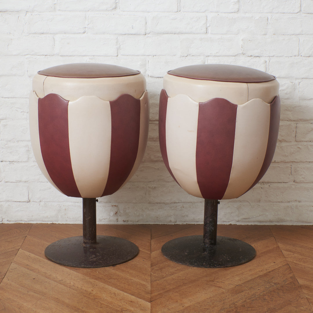 ヴィンテージ カフェチェア 2脚セット