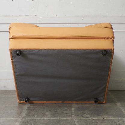 本革張り 1人掛けソファ