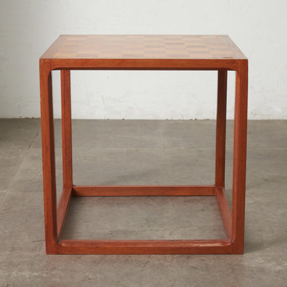 英国ヴィンテージ チェス駒付き チェスサイドテーブル