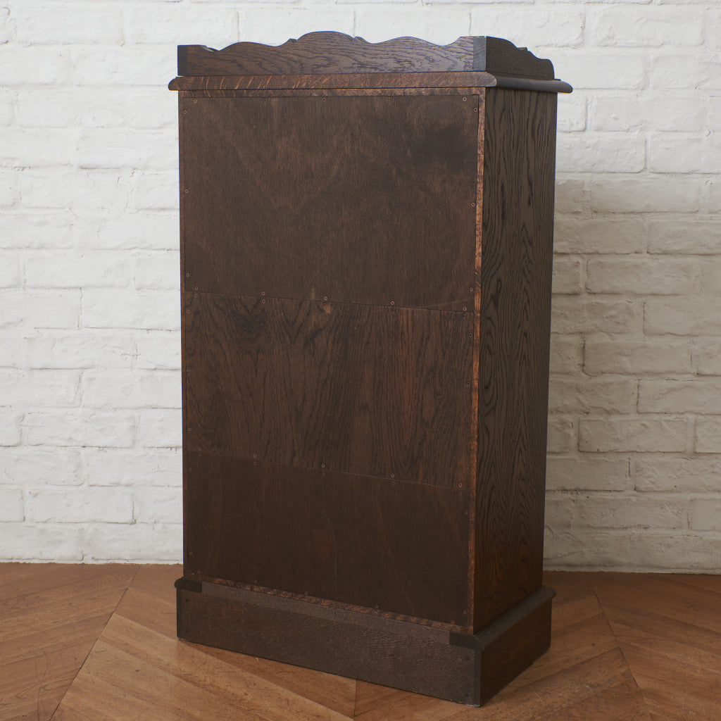 クラシック オーク材 サイドキャビネット