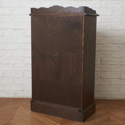 クラシック オーク材 サイドキャビネット