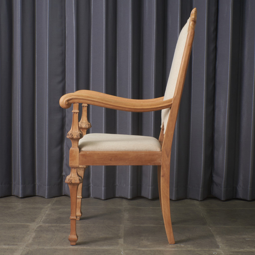 ストリップド加工 アームチェア / 張替済