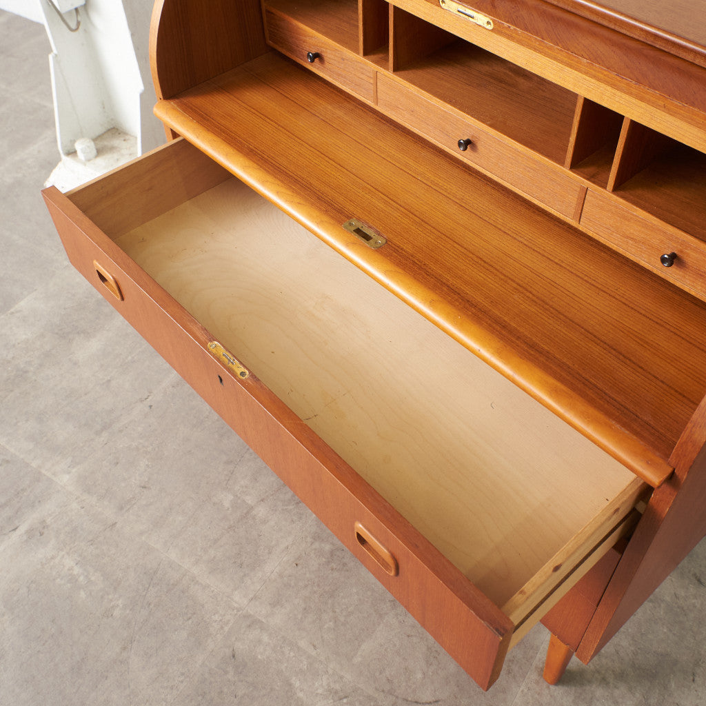 ヴィンテージ ロールトップ ライティングビューロー