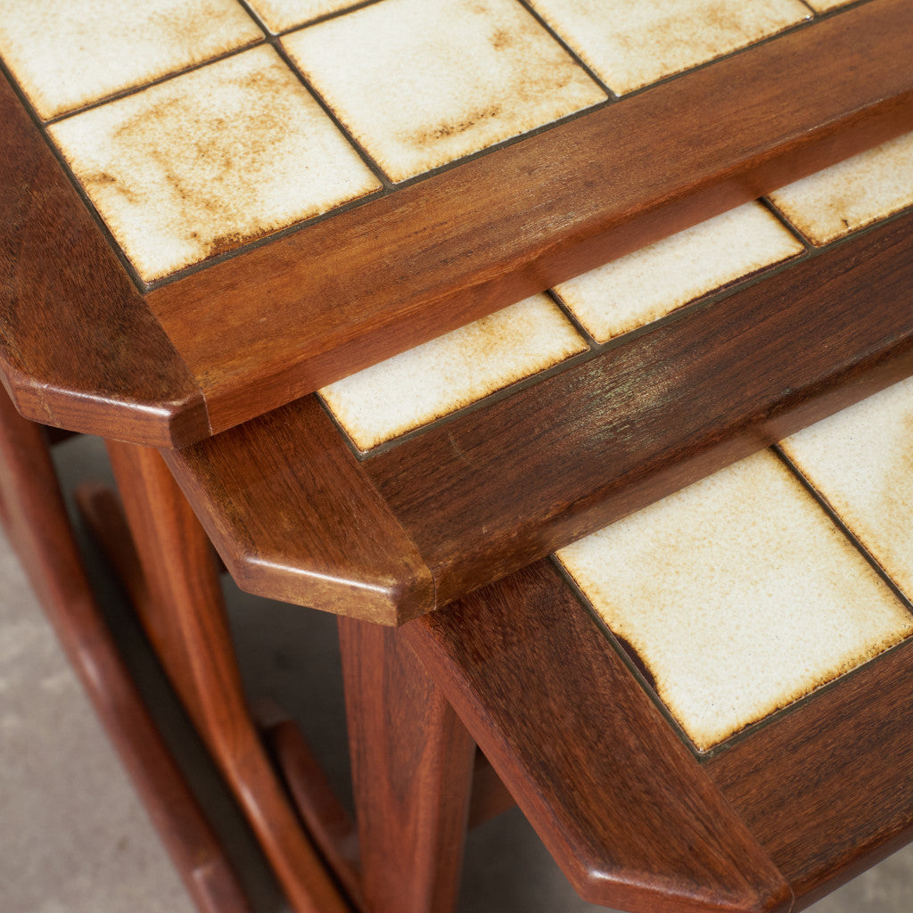 タイルトップ ネストテーブル (3585D)