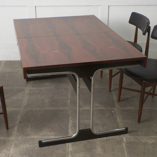 ローズウッド材 エクステンション ダイニングテーブル