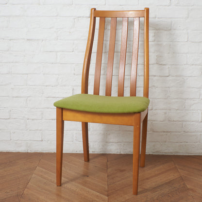 英国ヴィンテージ ダイニングチェア / 張替済