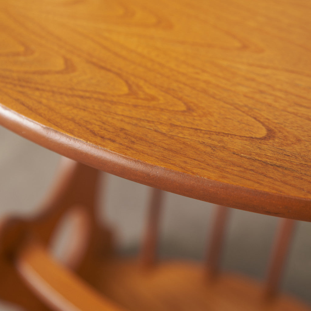 ヴィンテージ マガジンラック付き サイドテーブル